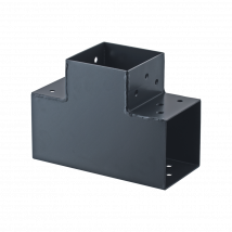 Connecteur T Angle 90° Pour Poteau Bois, H.9 X P.9 Cm - Bricoman