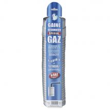 Gaine Accordéon Gaz 125/131 Extensible Aluminium - Bricoman