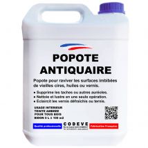 Popote Antiquaire - 20 L - Codeve Bois - Redonner De La Brillance À Votre Bois Recouvert De Vernis, Cire Ou Huile. - Bricoman