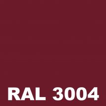 Peinture Volets Bois - Metaltop - Rouge Basque - Ral 3004 - Pot 15l - Bricoman