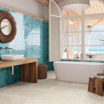 Carrelage Clos Bianco 60x90cm Imitation Terre Cuite - Bricoman