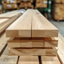 Lot De 6 Tasseaux En Hêtre Massif – 32×70 Mm – Longueur 1,5 M - Bricoman