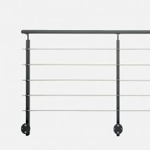 Inoline - Kit Garde-corps 2m Prêt À Poser En Aluminium - Bricoman