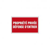 Panneau Propriété Privée Défense D'Entrer-4160528 - Bricoman