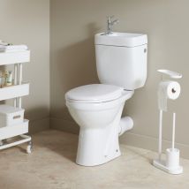 Pack Wc Surélevé Sortie Horizontale Avec Lave Mains Intégré - Bricoman