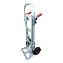Diable Chariot Aluminium - Charge Max 250kg / 350kg - Roues Gonflables - Stc2 - Bricoman