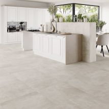 Carrelage Sol Effet Béton Origine Crème 60x60 Cm - Réflex Boutique - Bricoman