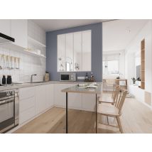 Verrière Atelier En Aluminium Thermolaqué - 120x130 Cm - Blanc - Bayview - Bricoman