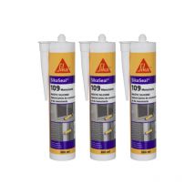 Lot De 3 Mastic Silicone Sika Sikaseal 109 Menuiserie - Transparent - 300ml - Bricoman