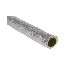 12m Conduit Souple Isolé Ép.25mm Compact 125 - Algaine Isolée D125 - 11091185 Aldes - 11091185 - Bricoman