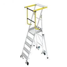 Escabeau Pirl 5 Marches - Hauteur Max. De Travail 3.25m - Pickly/5 - Bricoman