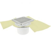 Nicoll - Siphon De Sol Vertical Grille Inox Pour Revêtement À Carreler - Sicax15ivnc - Bricoman