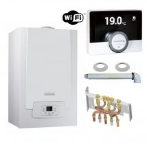 Chaudière Gaz Condensation Mpx Mi Slim De Dietrich 33 Kw Complète (dosseret + Douilles + Ventouse) Avec Thermostat Connecté - Bricoman