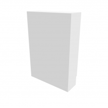 Cache Nourrice Plomberie Atole En Acier Blanc - Largeur Fixe - Taille 4 : 650 X 450 X 150 Mm - Bricoman