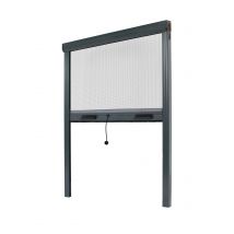 Moustiquaire 100x160 À Enroulement Vertical Pour Fenêtre Recoupable Avosdim Alu Eco Gris Ral 7016 - Bricoman