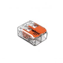 Sachet De 5 Bornes 2 Entrées S221 - Wago - Bricoman