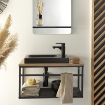 Meuble Lave-mains Wilo Grande Largeur Avec Vasque Résine 60cm - Bricoman