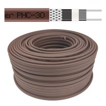 Câble Chauffant Autorégulant Phc-30, 30 W/m, 230 V, 100 M, Toiture Et Tuyaux Usage Extérieur - Bricoman