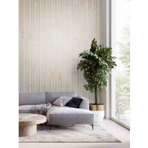 Lot De 2 Panneaux Muraux Effet 3d – 2,70m : Maestro Latt (marbre-fond Or) - Bricoman