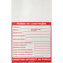 Panneaux Permis De Construire Novap - 1200 X 800 Mm - Bricoman