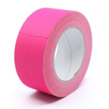 Gaffeur Fluo Ruban Adhésif Toilé - 50 Mm X 25 Ml - Rose - Bricoman