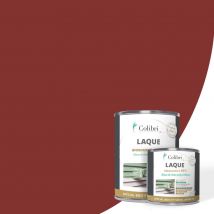 Peinture Bois Extérieur Rouge Grenat, Aspect Velouté, 0,5l - Bricoman