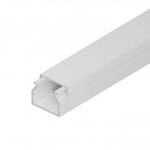 Goulotte De Câbles Goulottes Électriques 20x10 2m Blanc Edo - Bricoman