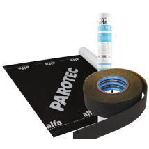 Pack Ecran De Sous-toiture Respirant Parotec Alfa 110, 50m X 1.5m, 110g/m² + Adhesif - Bricoman