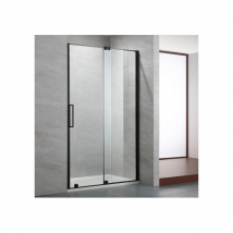 Paroi Avec Porte Coulissante Noir 120 Cm - Deliss - Bricoman