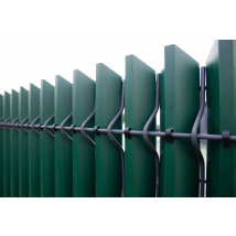 Kit Occultant 3d Rigides - Lg 2m50 X Ht 1m23 - Pvc 3d - Vert - Brise Vue - Maille 200x55mm - Bricoman