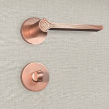 Poignée De Porte Design À Condamnation Finition Aspect Or Rose Cristina - Katchmee - Bricoman