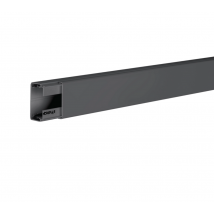 Goulotte De Câbles Goulottes Électriques Pvc 2 M 30x45 Mm, Tehalit.lf, Noir - Bricoman