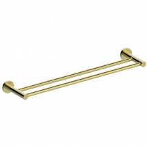 Porte Serviettes 2 Barres Luisa Essebagno - Or Brossé - Tecnomat