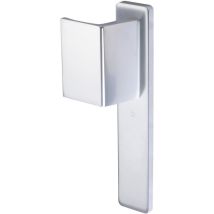 Poignée De Porte Palière - Zürich - Hoppe Et Cie - Gris Argent - Bec De Cane - 195 Mm - Tecnomat