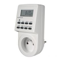 Brennenstuhl Programmateur Digital Hebdomadaire 10 Programmes Cycle 7 Jours - Bricoman