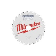Lame Scie Circulaire Milwaukee 24 Dents 1.6x190mm 4932471300 - Bricoman