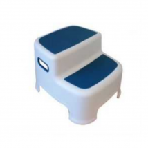 Marche-pied Pmr Pellet Double Bicolore Blanc/bleu - Bricoman