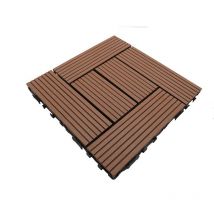 Dalle Terrasse Bois Composite Classic 30x30 Cm - Terre Cuite, Epaisseur 25mm, Largeur 30cm, Longueur 30cm - Bricoman