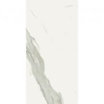 Carrelage Aspect Marbre Claro Blanc Poli 60x120 Cm - Bricoman