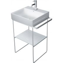 Duravit Durasquare Console En Métal Sur Pied 565x451 Mm, Pour Lavabo 235350, 0031151000, Farbe: Chrome - Bricoman