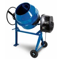 Scheppach Bétonnière Électrique 550w - Mix125 - Capacité 125 L - 26,6 Tours/min - Tension 230 V - Usage Domestique - Tecnomat