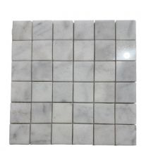 Albedo Pierre - Mosaïque En Marbre Blanc Poli 4,8x4,8x1cm - Bricoman