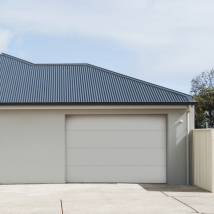 Porte De Garage Sectionnelle Onil En Kit Motorisée - H.200 X L.300 Cm Blanc - Bricoman