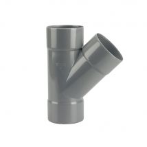 Culotte Pvc Double Femelle 45° D50 Wavin 3026031 - Bricoman