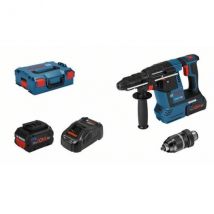 Perforateur Sans-fil - Bosch Professional - Gbh 18v-26f - 2,6 J - 2 Batteries Procore 5,5ah - Kickback Control - Bricoman