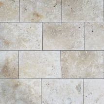 Albedo Pierre - Carrelage Travertin Vieilli Sol & Mur 2ième Choix - 40,6x61x1,2 Cm - Bricoman