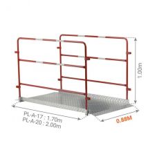 Plateforme - Passerelle Pour Piétons - L.1.70m / L.0.88m / H.1.00m - Vendue À L'Unité - Pl-a-17 - Bricoman