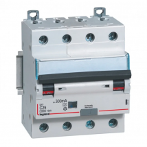 Dx3 4p C20 6000a F 30ma 4m - 411245 - Bricoman