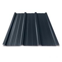 Tôle Bac Acier 0.50 Mm Prélaquée Multiusage Elda | 1250 X 840 Mm - 1.00 M² Gris Anthracite | Ral 7016 - Bricoman