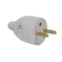 Fiche Male 2p+t 16a Droite Portefeuille Gris - Bricoman